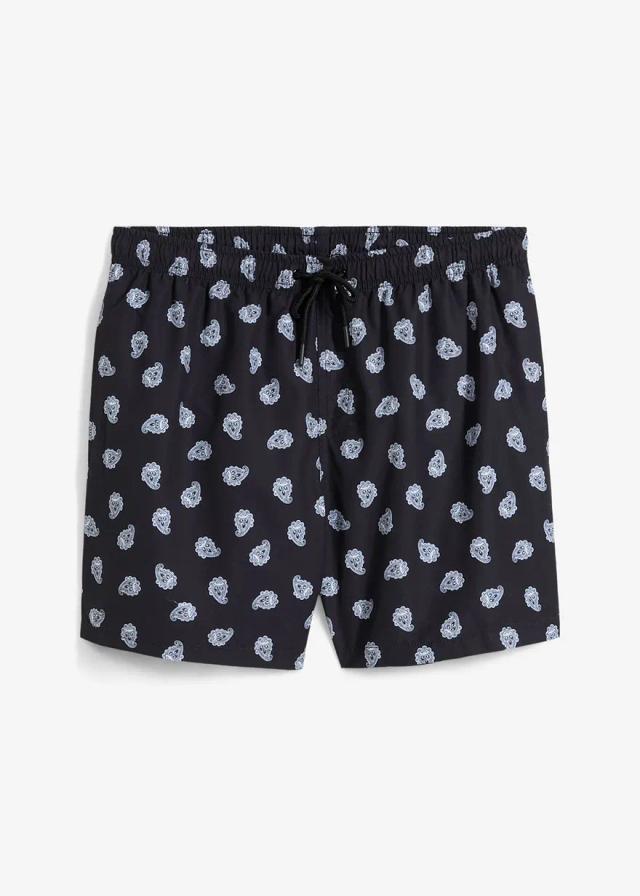 Eleganta badshorts med paisleymönster