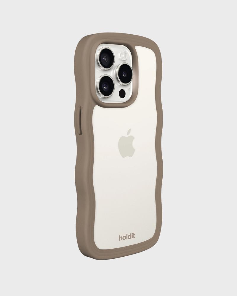iPhone 15 Pro Wavy Mocha Case