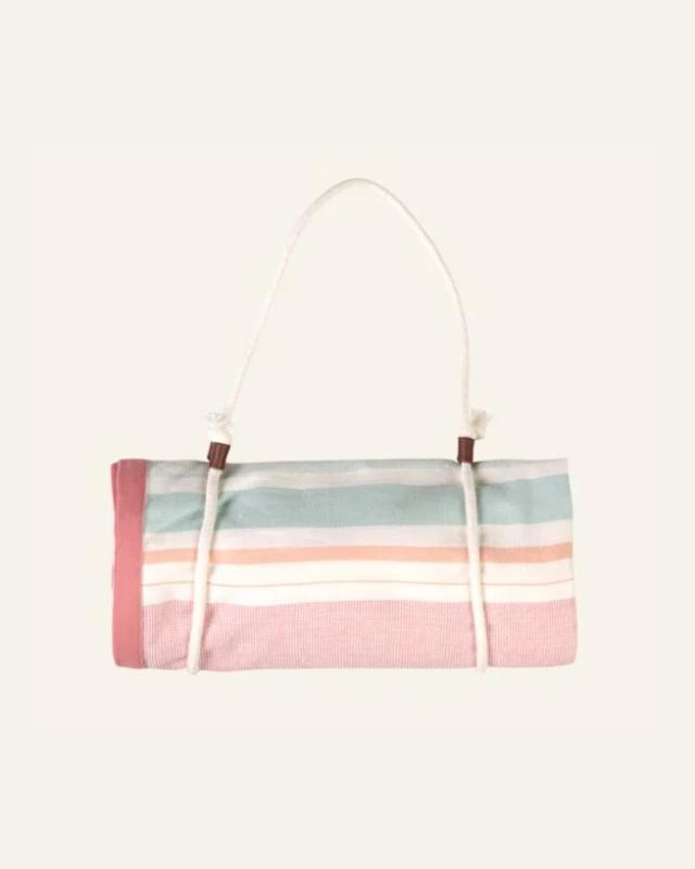 Rosa picknickfilt i Malaga-stil