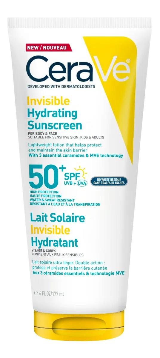 CeraVe Invisible Hydrating Sunscreen SPF50+ 177 ml