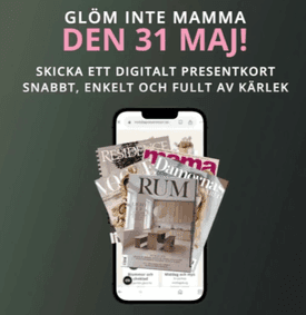 Skicka morsdagspresenten smidigt via Mobila Presentkort