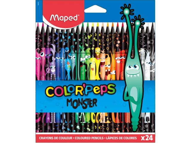 Maped Color'Peps Monster Färgpennor 24-pack