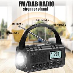 SiGN nödradio DAB+/FM med solcell och USB