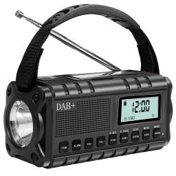 SiGN nödradio DAB+/FM med solcell och USB