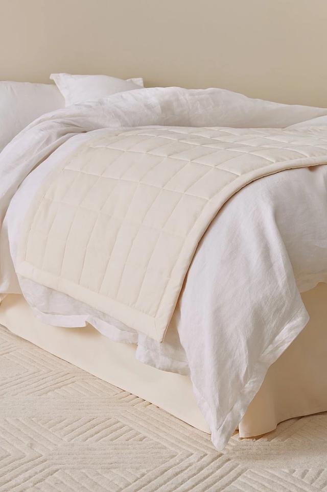 LINDEN Vitt Hotellöverkast 45 cm