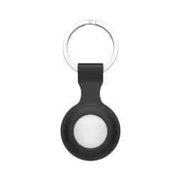 SiGN Apple AirTag Nyckelring med Silikonskal Svart