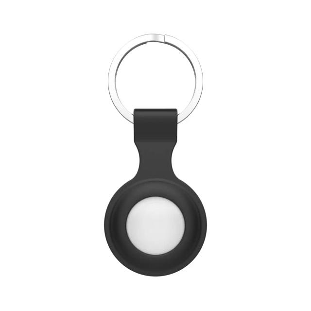 SiGN Apple AirTag Nyckelring med Silikonskal Svart