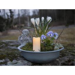 LED Gravljus Serene med Timer och Sensor
