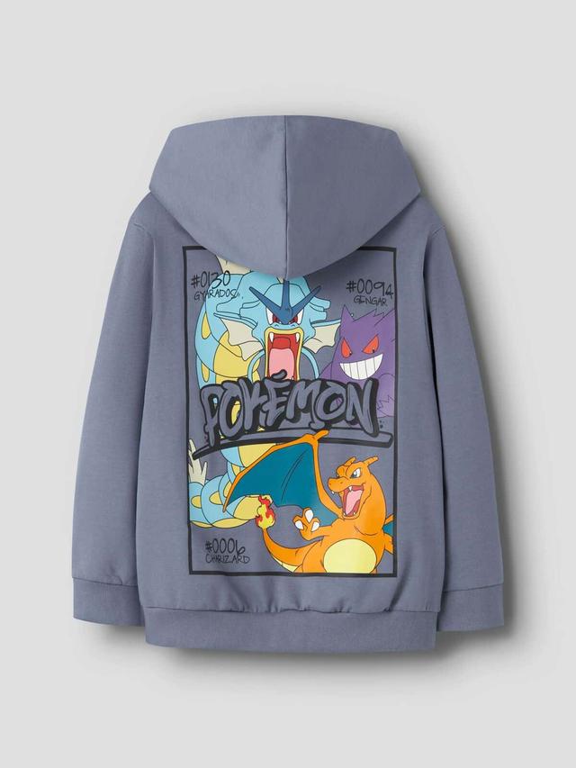 Blå Pokémon Hoodie för Pojkar