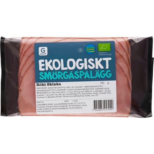 Ekologiskt skivat smörgåspålägg 