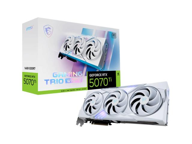 MSI GeForce RTX 5070 Ti Gaming White Grafikkort
