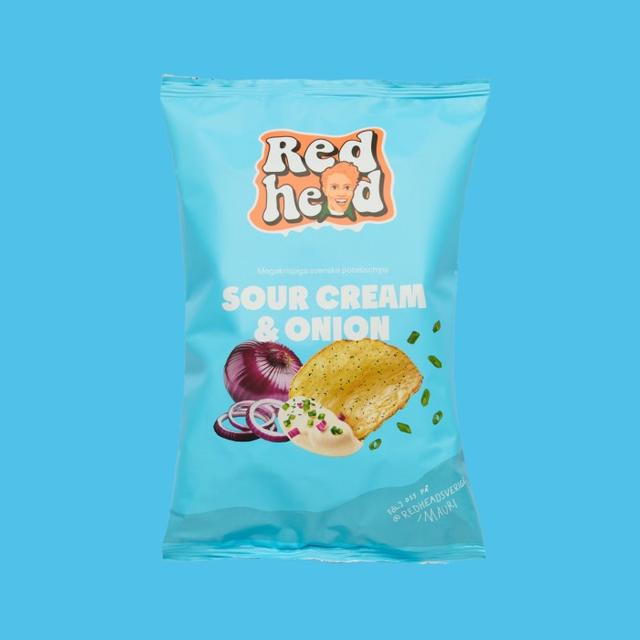 Redhead Sour Cream & Onion Chips 150g