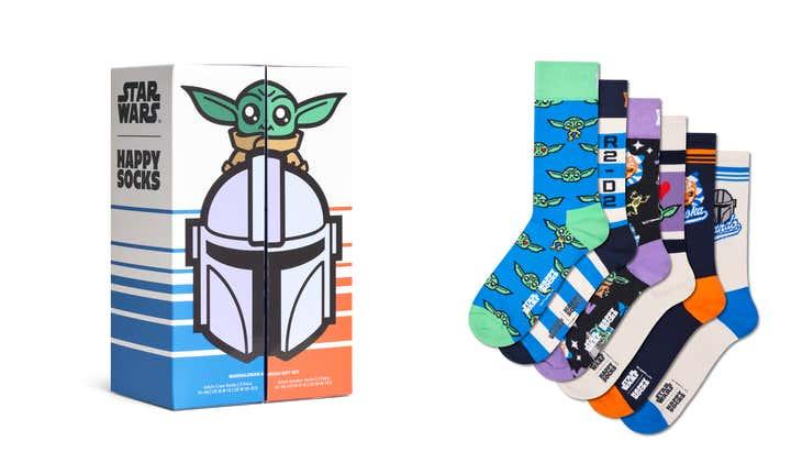 Mandalorian and Grogu Character Socks