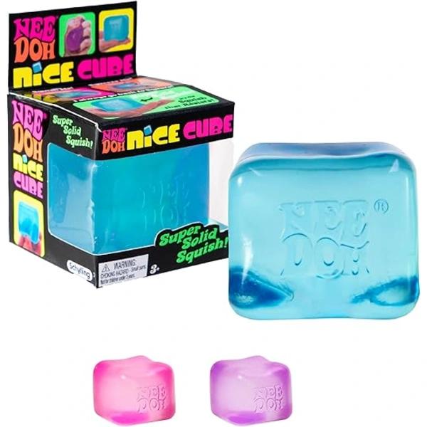 Needoh Nice Cube Stressboll Blå