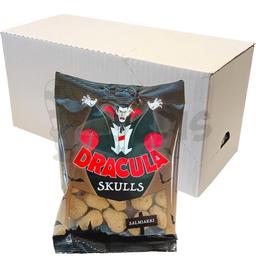 Dracula Skulls Salmiak Candy 65g Pack