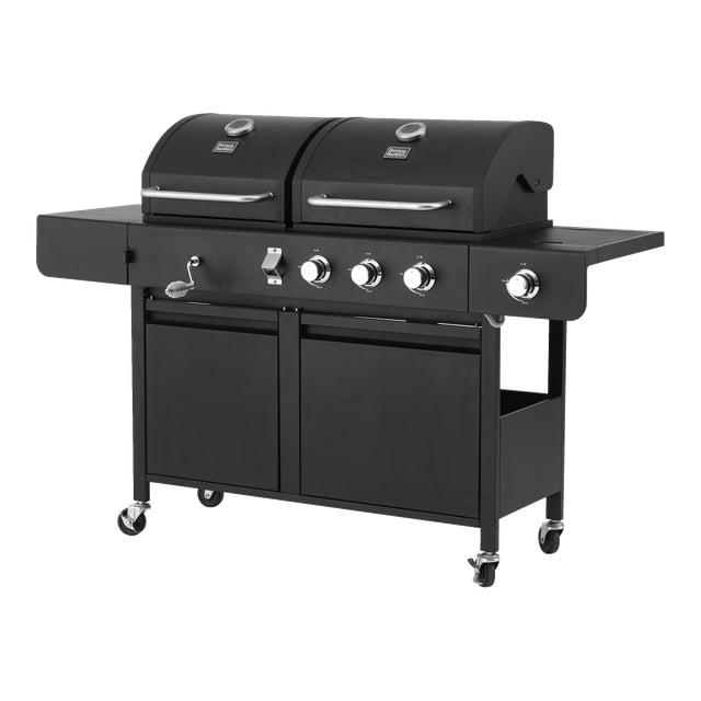 Kol- och gasolgrill Burns & Barkles 88x36 cm