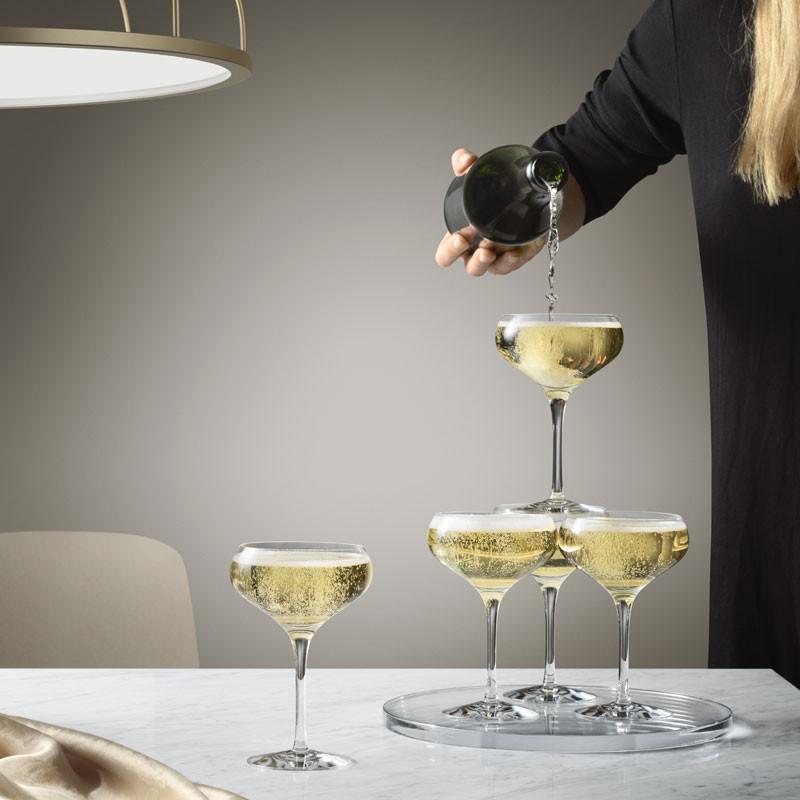 Orrefors More Coupe Glasses 4-Pack