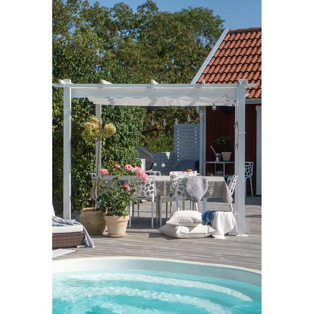 Jabo Pergola Vit/Vit modell 10146
