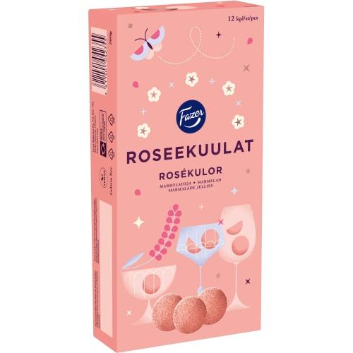 Fazer. Marmeladkulor. Rosékulor. 12 st.