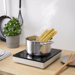 TILLREDA portabel induktionshäll, vit, 1 zon