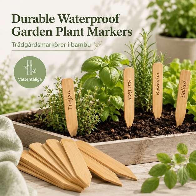 Durable Waterproof Garden Plant Markers