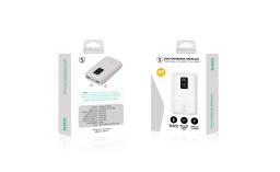 SiGN Mini QC Powerbank med Display Vit