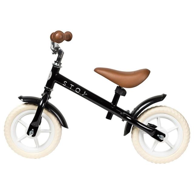 Vintage springcykel svart 10 tum
