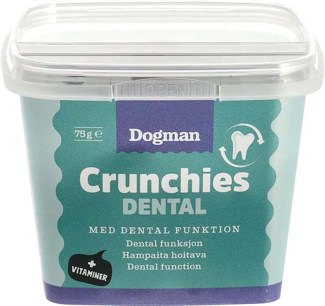 Dogman Crunchies Dentalgodis för hund 75 g