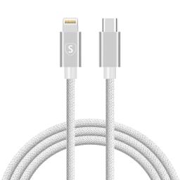 SiGN USB-C till Lightning-kabel 2 m vit