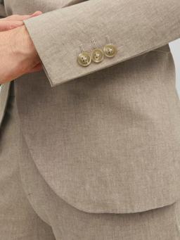 Jack & Jones Riviera Linen Slim Fit Blazer Beige