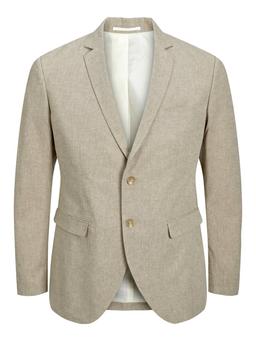 Jack & Jones Riviera Linen Slim Fit Blazer Beige