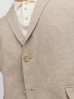 Jack & Jones Riviera Linen Slim Fit Blazer Beige
