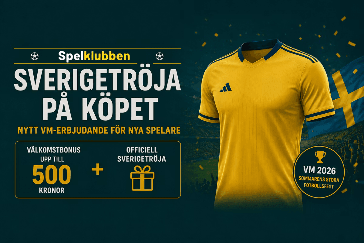 Nytt VM-erbjudande: Sverigetröja på köpet