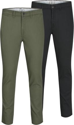 JACK & JONES herr chino byxor 2-pack, 2 par for 333 kr