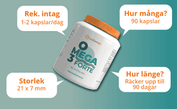 Topformula Omega-3 Forte 70 %, 90 kapslar