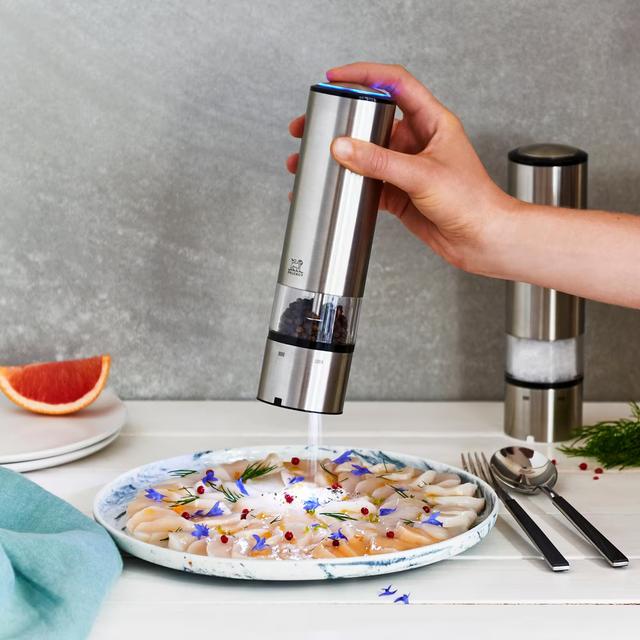 Elektrisk Salt- & Pepparkvarn20 cm Rostfritt Stål