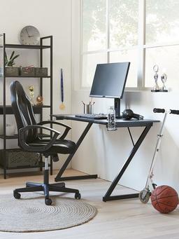 Gamingbord HALSTED 60x120 cm, svart
