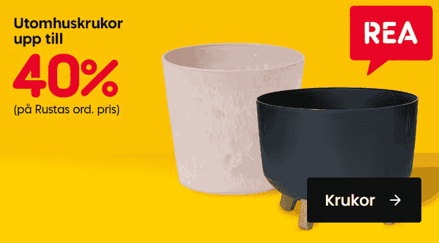 Krukor och blomkrukor för hem och trädgård - 40% rabatt