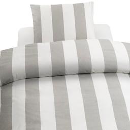 Borganäs Påslakanset Block Stripe Blå