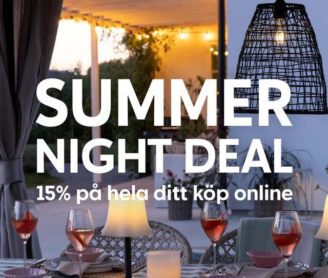 15% rabatt på allt online hos Rusta