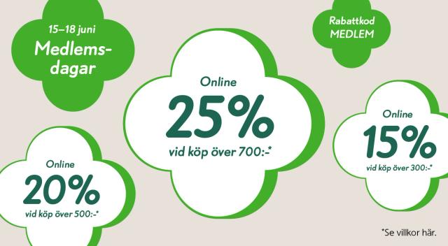 Upp till 25 %.