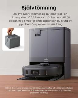 Eufy X10 Pro Omni robotdammsugare för 4690 kr hos Amazon
