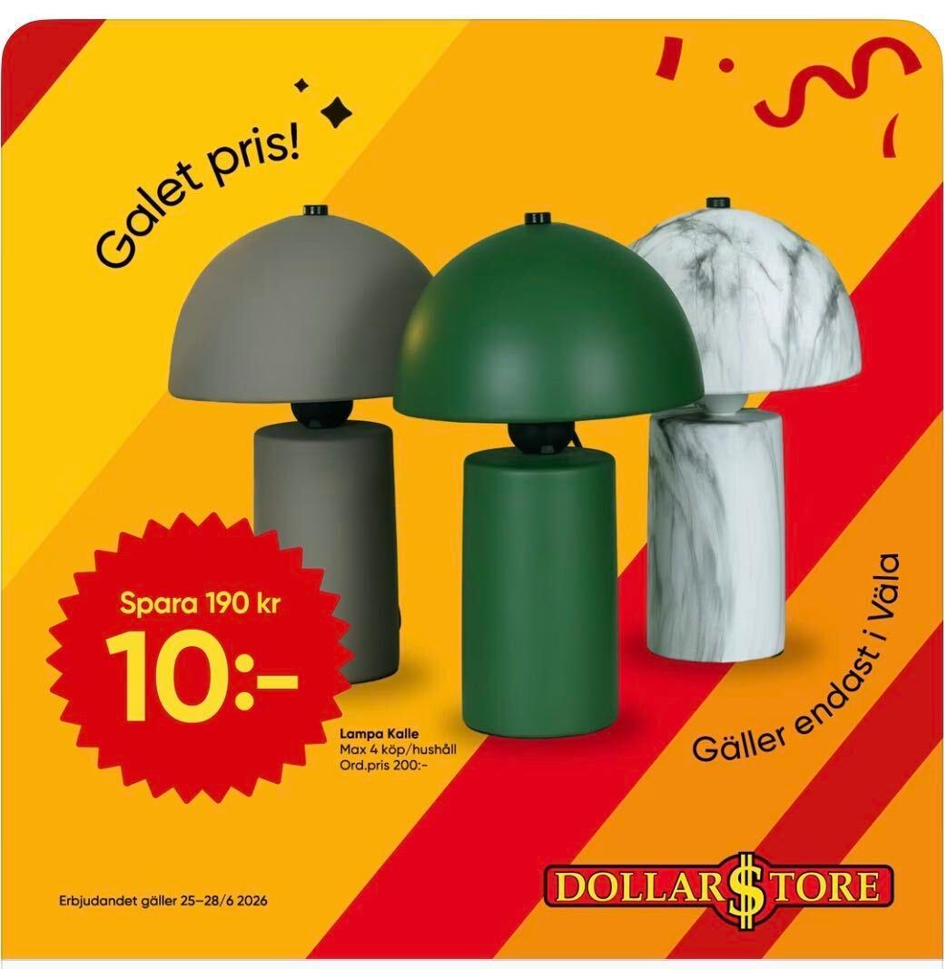 Öppningserbjudanden hos Dollarstore Väla Helsingborg (copy)