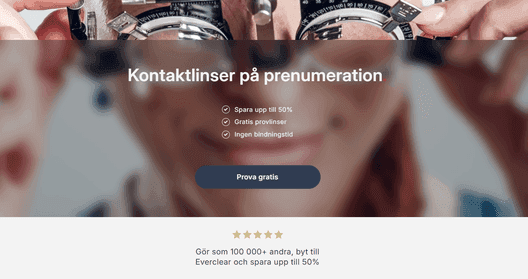 Everclear: Enkelt att byta kontaktlinser