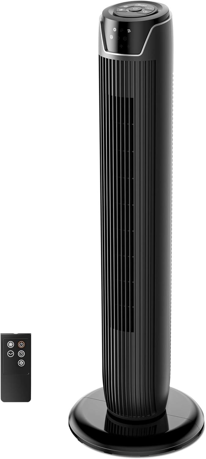 Midea FZ10-17JR Black Tower Fan