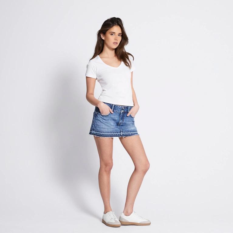 Naira Classic Denim Skirt for Women