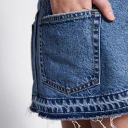 Naira Classic Denim Skirt for Women