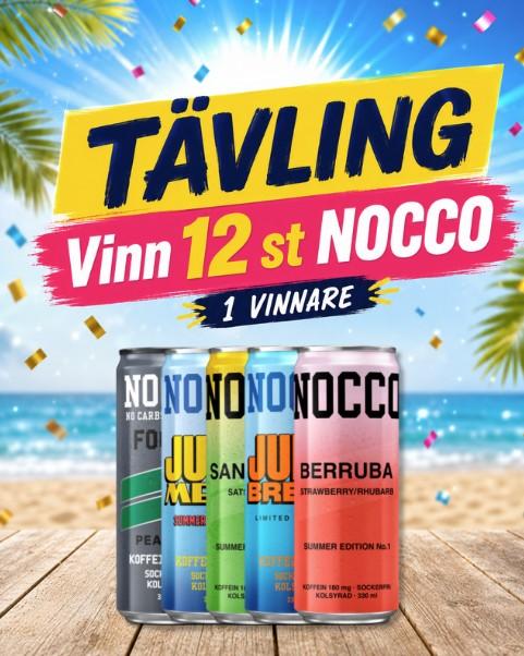Sommartävling v 1 - Vinn ett halvt flak Nocco!