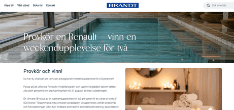 Provkör Renault och vinn weekend för två
