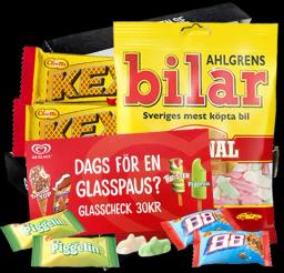 GB Glasscheck och Ahlgrensbilar i box
